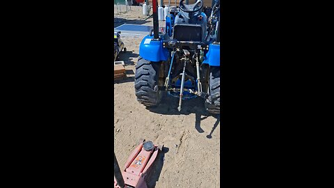 Tire is back on the tractor