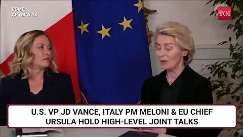 Big_Faceoff_In_Rome__Meloni_Steps_In,__Separates__Vance___EU_Chief___Trump_Deputy__Schooled_