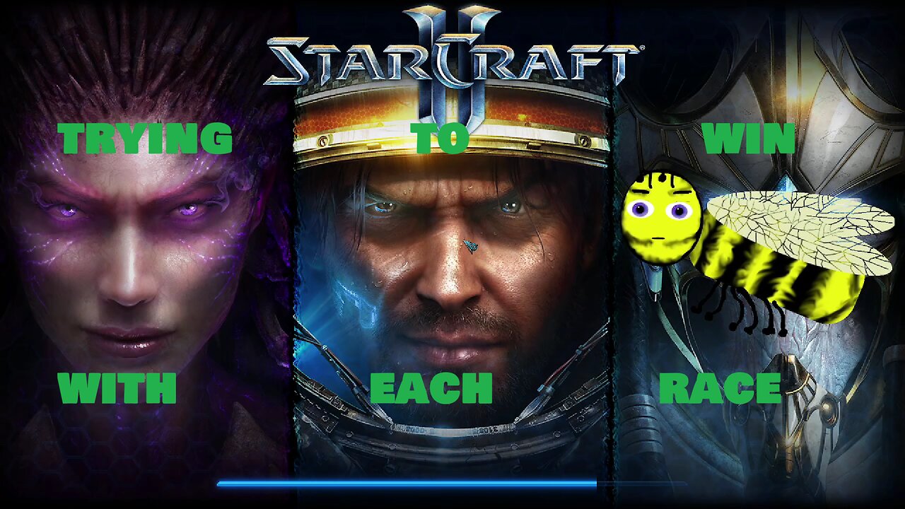 Trying to get a win with each of the races in Starcraft 2