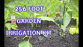 256 FT Automatic Plant and Garden Drip Irrigation System Kit