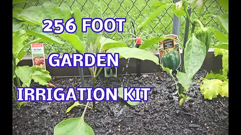 256 FT Automatic Plant and Garden Drip Irrigation System Kit
