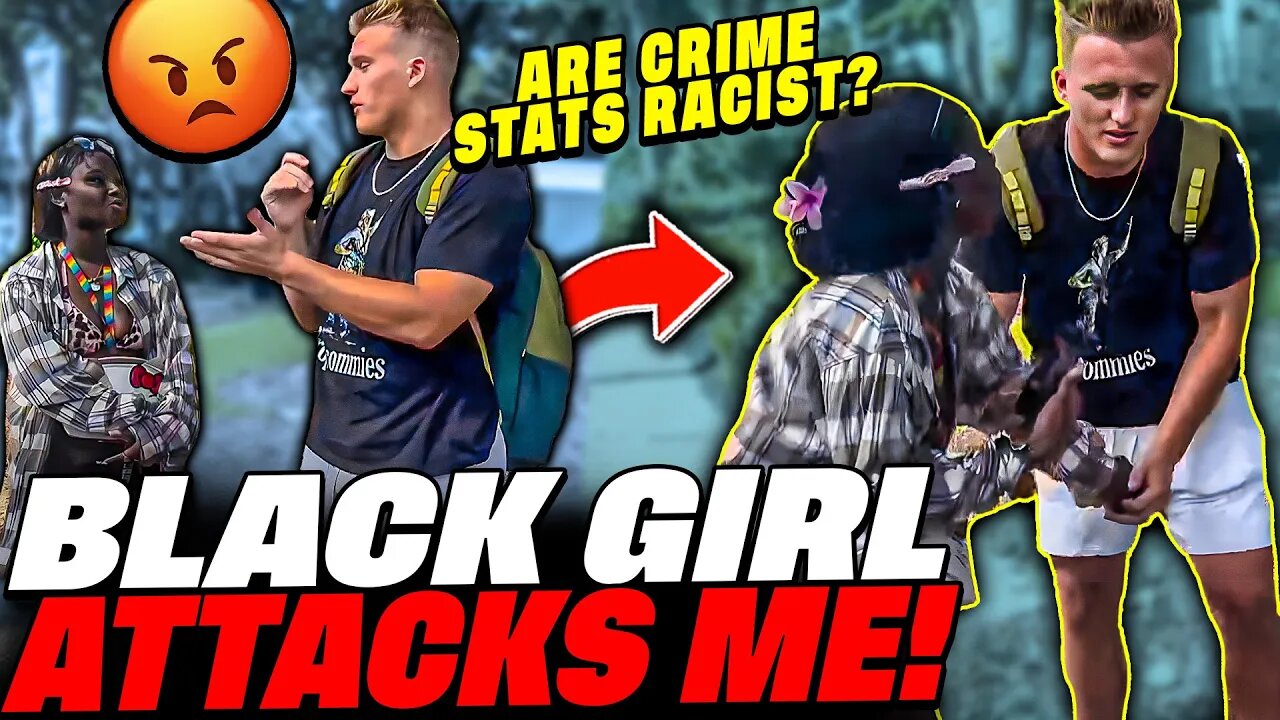 Black Gets Violent After Being Asked About Racial Crime Statistics