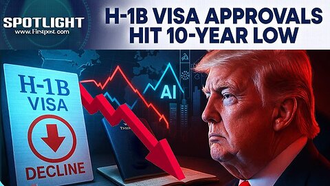 New H-1B Approvals Hit 10-Year Low As Indian IT Firms Face Steep Decline | Spotlight | N18G