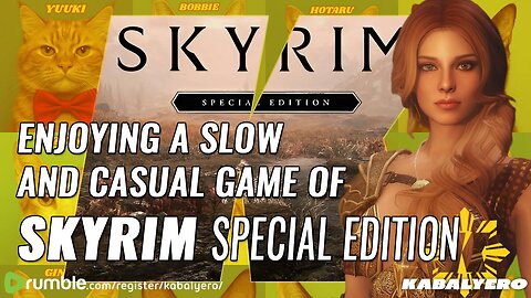 🔴 Skyrim Special Edition 🎮 Enjoying a Slow and Casual Game of Skyrim! 🙏 Thank You For Watching