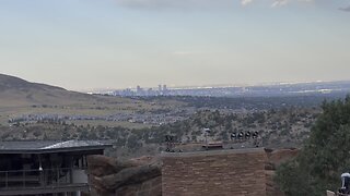A view of Denver From Red Rocks Amphitheater