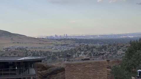 A view of Denver From Red Rocks Amphitheater