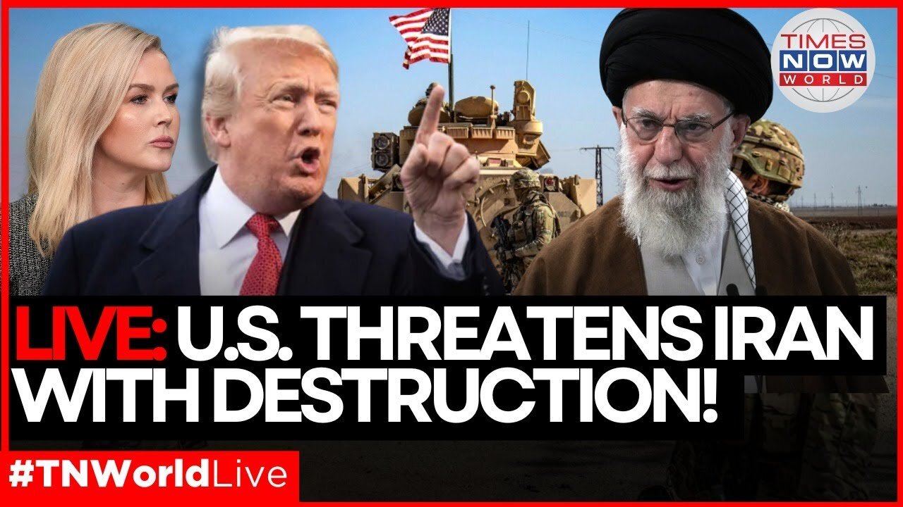 LIVE | Trump's Fury Unleashed: White House Warns Iran — Comply or Be Wiped Out by U.S. Power!