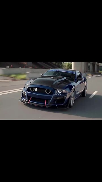 Procharged mustang GT souding menacing
