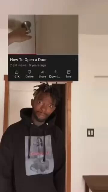 How to open door? 🤦🏾‍♂️