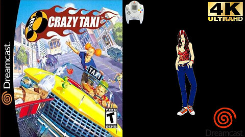 Crazy Taxi - Sega Dreamcast - Gena (Original)