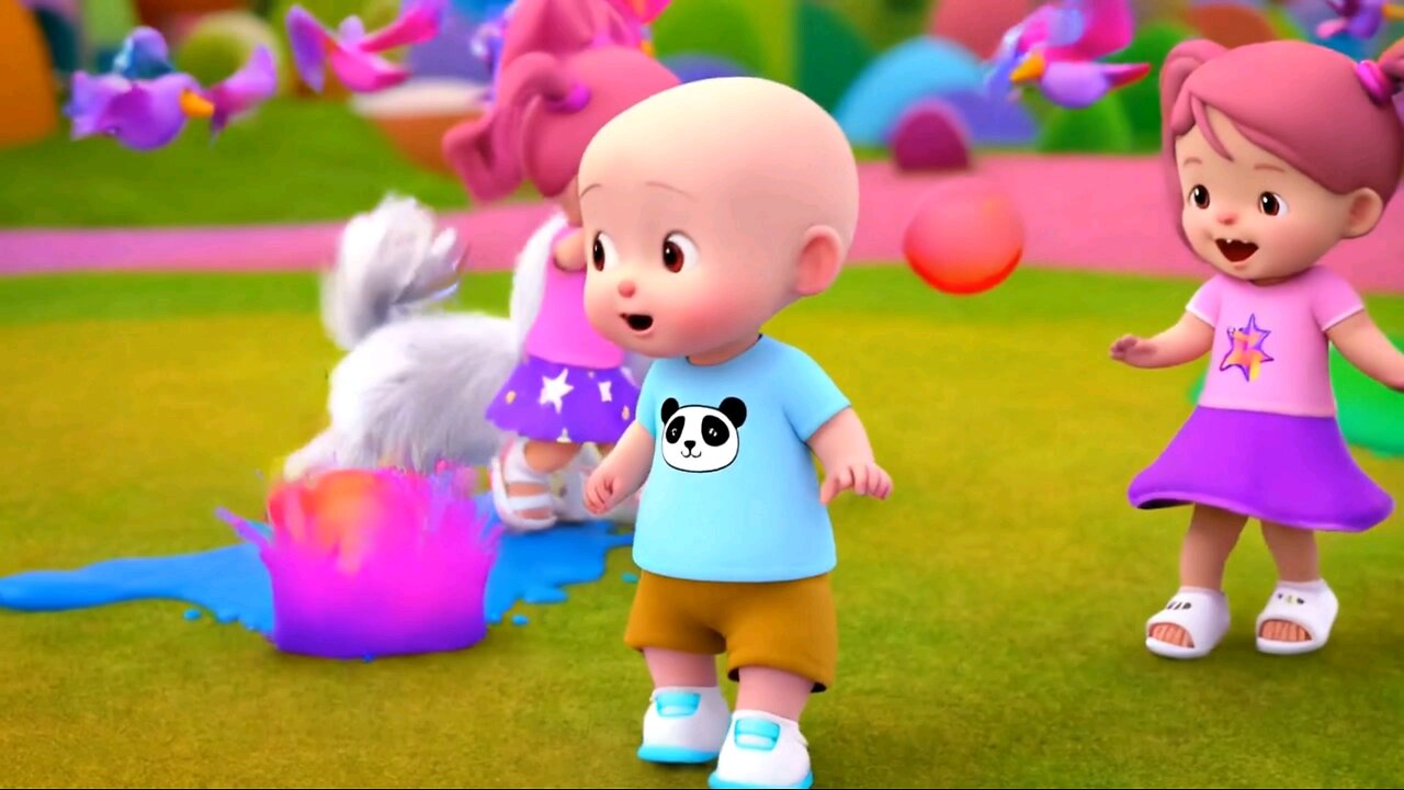 Color Splash Adventure | Nursery Rhyme and Kids Song