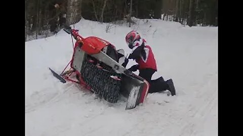 Ski Doo GSX 2005 and 2009 Polaris. U.P. Michigan ride, Marquette north loop