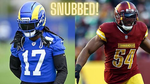 10 of the biggest snubs from ESPN's 2025 NFL Rank