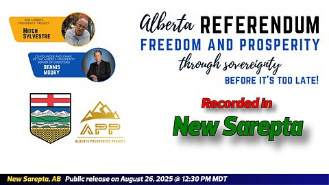 FreedomCalendar.net TV #045: Alberta Prosperity Project Townhall in New Sarepta