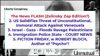 Liberty Conspiracy LIVE 11-14-25 Zelinsky OUT? Epstein Fallout, ICE Crimes, FICTION