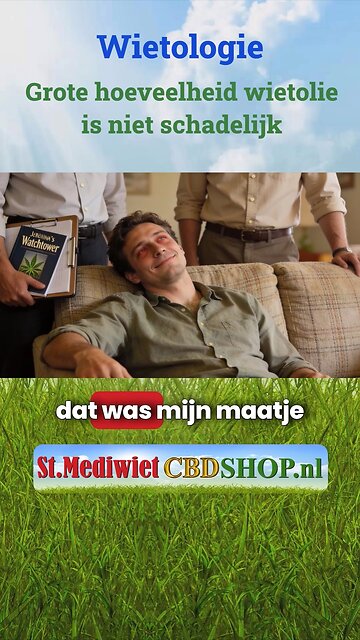 Grote hoeveelheid wietolie is niet schadelijk