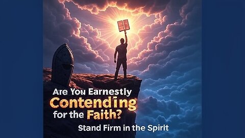 Are You Earnestly Contending for the Faith?