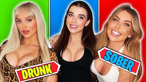 HOT GIRLS DRUNK VS SOBER QNA Rhiannon Blue