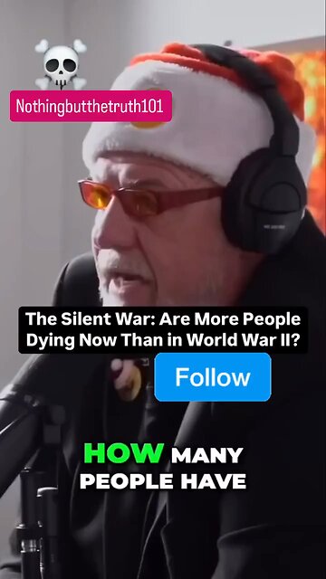 The Silent War Are More People Dying Now Than In World War II?