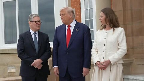 President Donald Trump holds meeting with UK PM Keir Starmer in Scotland
