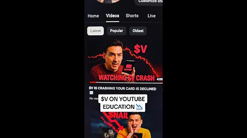 $V ON YOUTUBE 📉