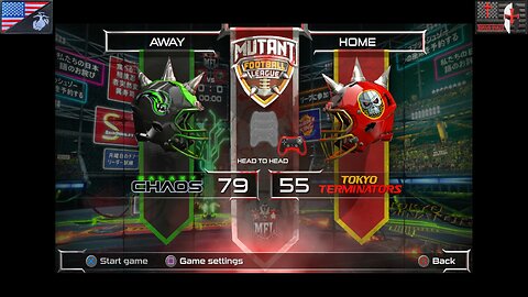 MFL Game Day 2025-2026: [Week #9] (Tokyo Terminators vs. Galaxy Chaos)