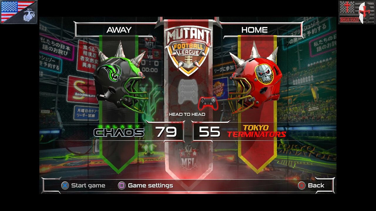 MFL Game Day 2025-2026: [Week #9] (Tokyo Terminators vs. Galaxy Chaos)