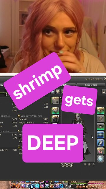 FFXIV shrimp gets deep