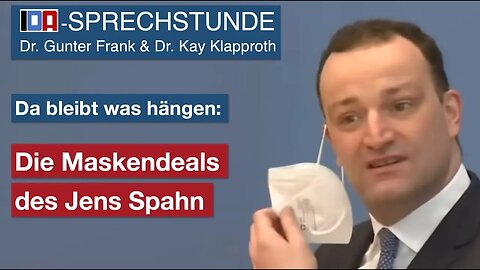 IDA🔝SPRECHSTUNDE💉👉 Die Maskendeals des Jens Spahn - mit Dr. Frank/Dr. Klapproth 25.6.25