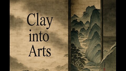 Polymer Clay Bookmarks-Evening Scene of Riverbank