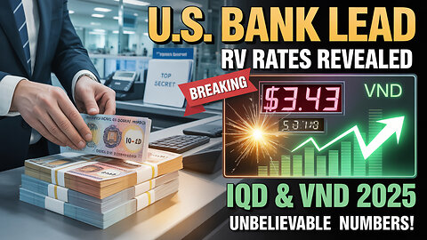 Iraqi Dinar 💥 U.S. Bank Leak Reveals IQD & VND RV Rates – You Won’t Believe the Numbers!