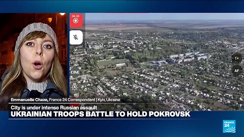 Russian troops pile onto Pokrovsk as Ukrainians tries to keep hold of key city.