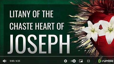 Litany of the Chaste Heart of Joseph