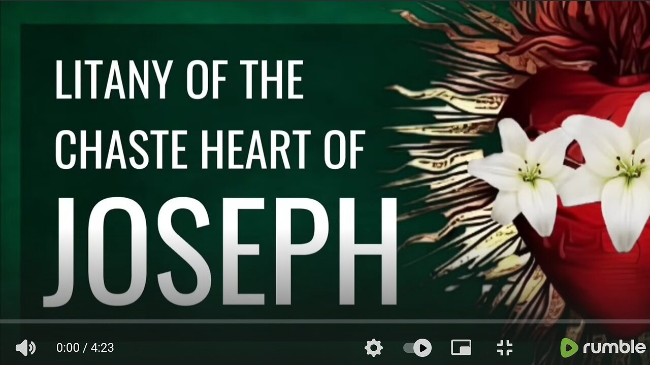 Litany of the Chaste Heart of Joseph