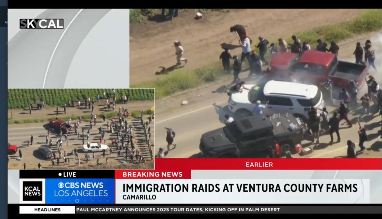 Immigration Raids - Search warrants & Arrest made at cannabis farms in Ventura