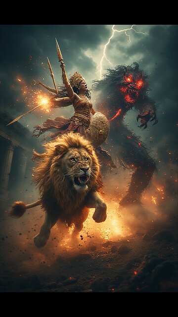 🌺 The Fierce Mother Who Saved the World | Hindu Mythology