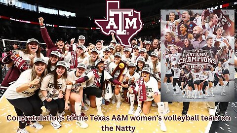 Texas A&M women's volleyball wins the national championship