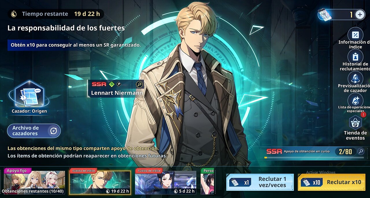 Solo Leveling Arise Banner Gameplay SSR Lennart Niermann