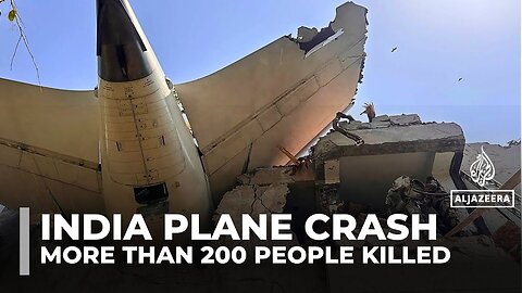 Air India flight crashes in Ahmedabad with more than 240 people on board