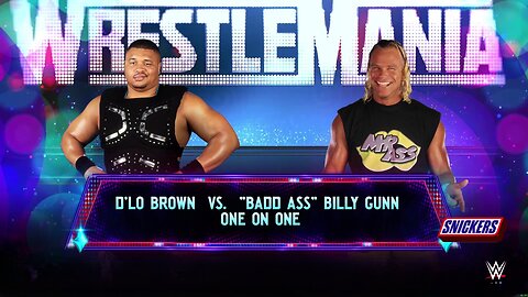 WWE 2k25 D'Lo Brown vs Billy Gunn