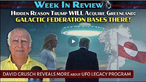 HIdden Reasons Trump Will Aquire Greenland, David Grusch reveals more... |MICHAEL SALLA