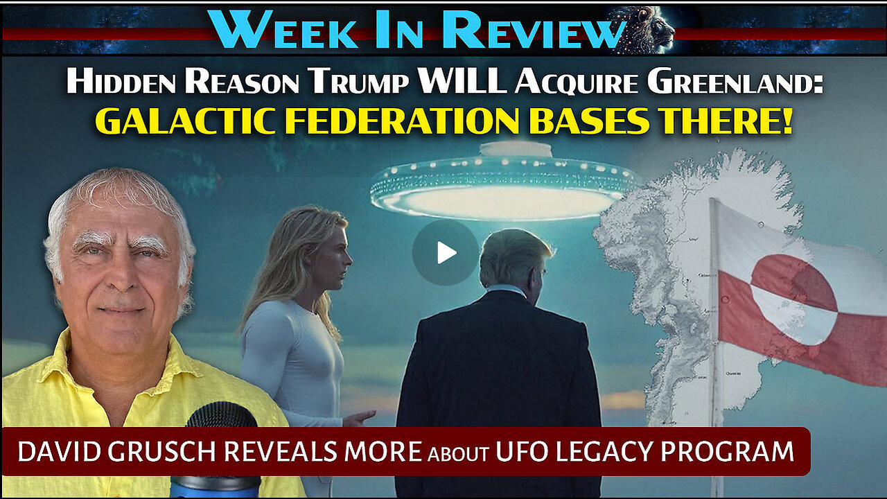 HIdden Reasons Trump Will Aquire Greenland, David Grusch reveals more... |MICHAEL SALLA