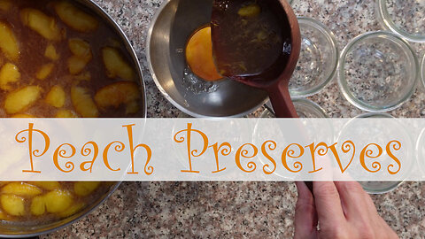 Peach Preserves Canning Recipe