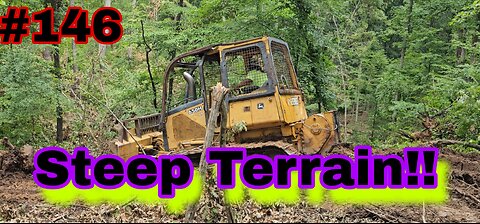 Dozer Logging Steep Terrain ‼️
