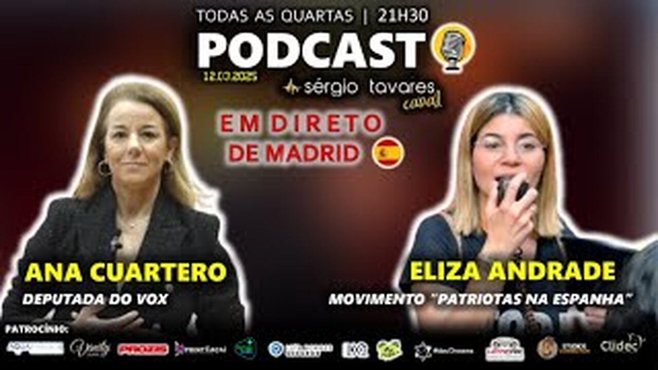 🎙𝗣𝗢𝗗𝗖𝗔𝗦𝗧 em direto de Madrid: Ana Cuartero e Eliza Andrade - Episódio 39