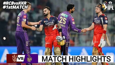 TATA IPL HIGHLIGHTS MATCH-1 KKR vs RCB