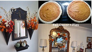 Cozy Fall Home 🍂 + Baking Classic Autumn Pies 🥧