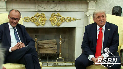 WATCH: President Trump Holds a Meeting with the German Chancellor - 6/5/25