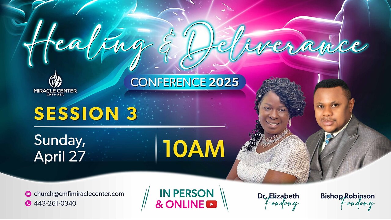 LIVE! 🔥HEALING AND DELIVRANCE CONFERENCE - SESSION 3