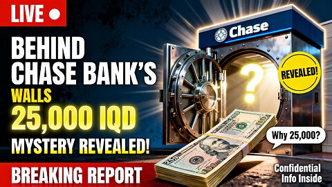 Behind Chase Bank’s Walls — The 25,000 IQD Mystery Finally Revealed! 🔍🏦💥 💥 Iraqi Dinar Rv News 2025